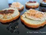Koreczki z pasztetem i kawiorową nutą. Czy to foie gras? Delikatne smaki na chrupiącej grzance.